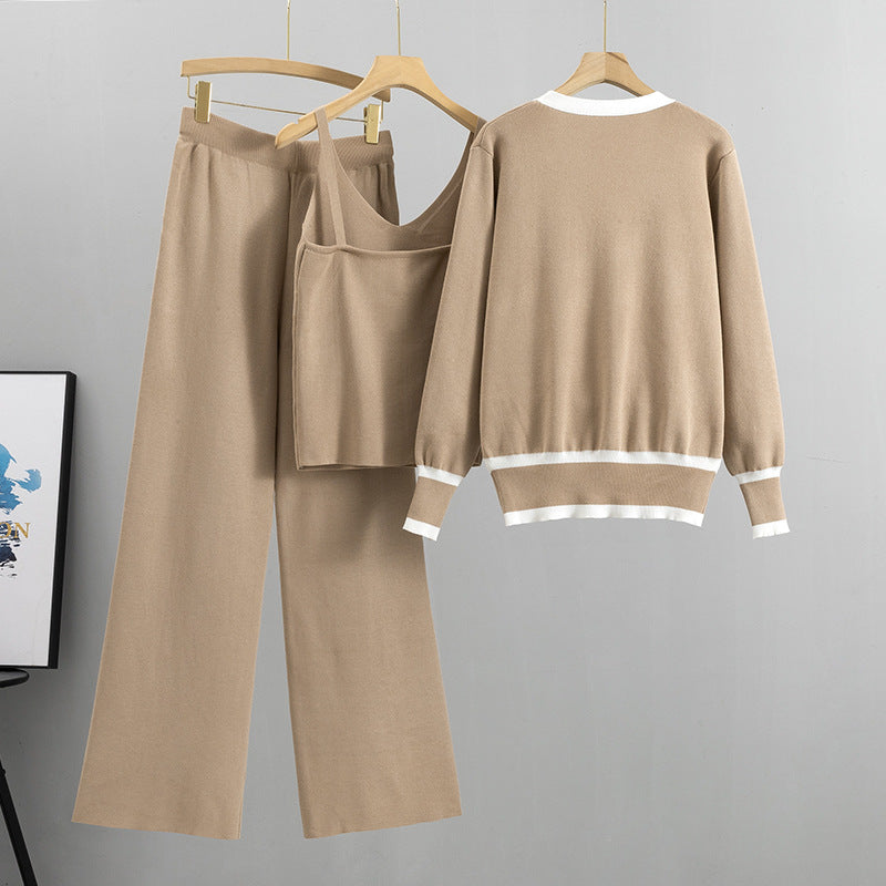 Barbara | Tenue d'automne décontractée en tricot trois pièces