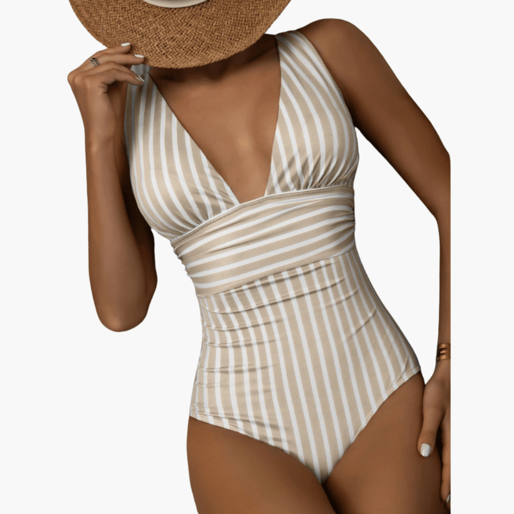 Maillot de bain une pièce - maillot de bain femme avec contrôle du ventre