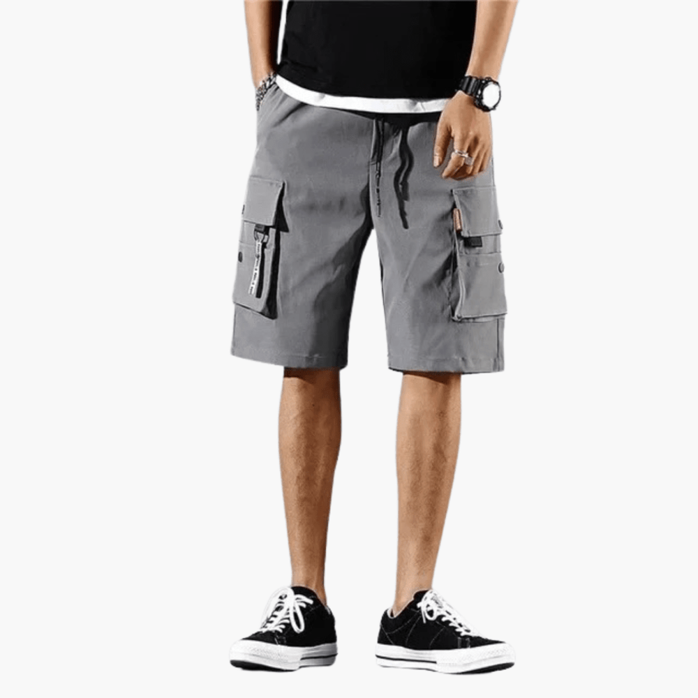 Short cargo pour homme – coupe ample avec poches