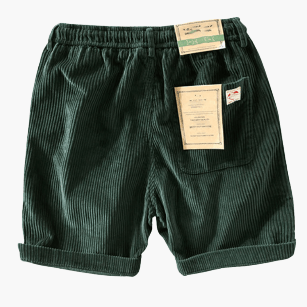 Short en velours côtelé pour homme – Décontracté, doux et parfait pour l'été