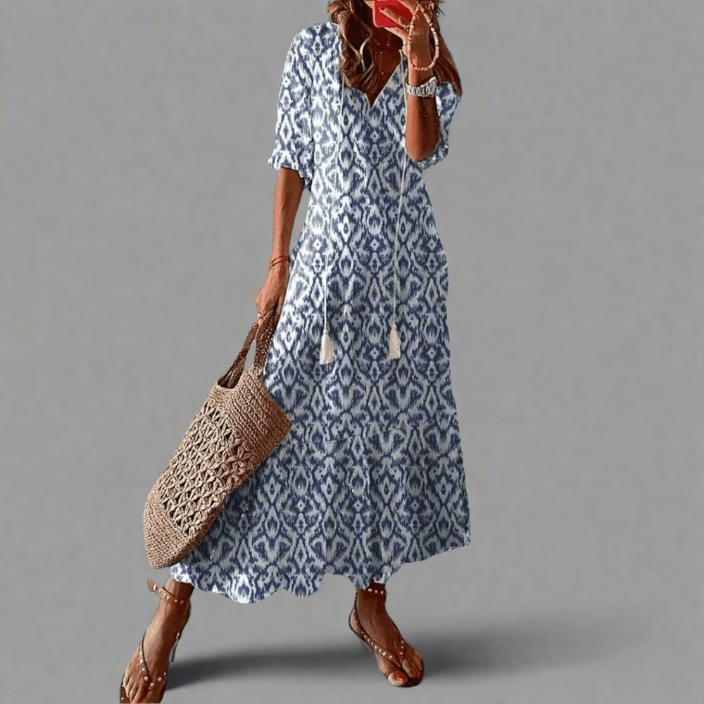 Cyratrud | Robe longue aérienne à l'élégance moderne