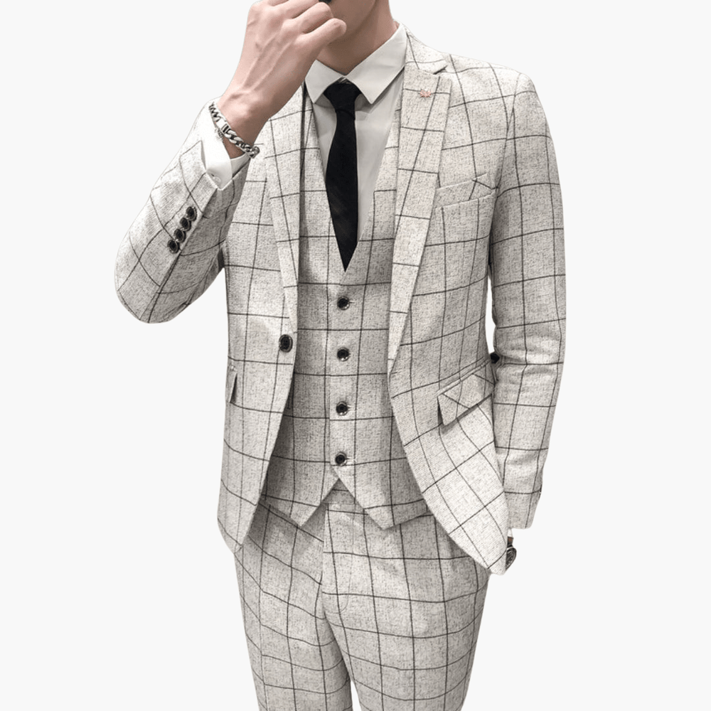 Costume élégant - 3 pièces pour homme pour mariages et événements