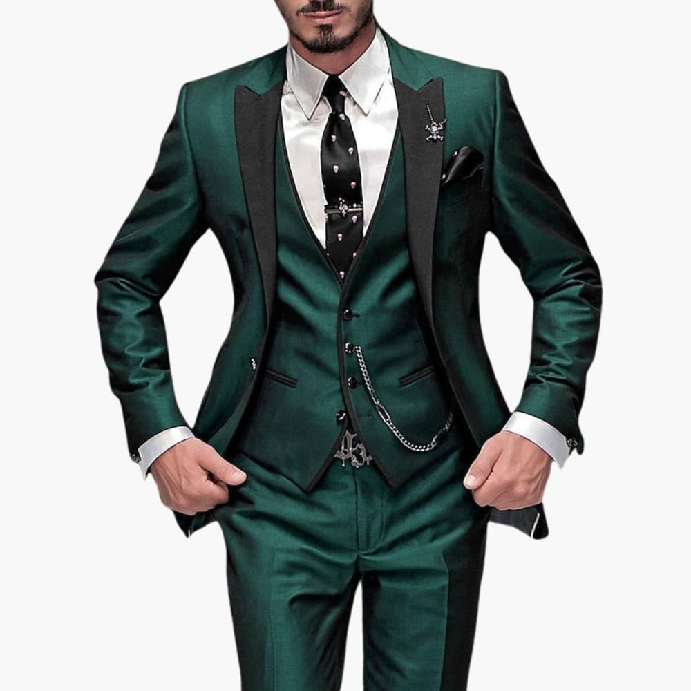 Costume d'invité de mariage classique - pour hommes dans un style luxueux