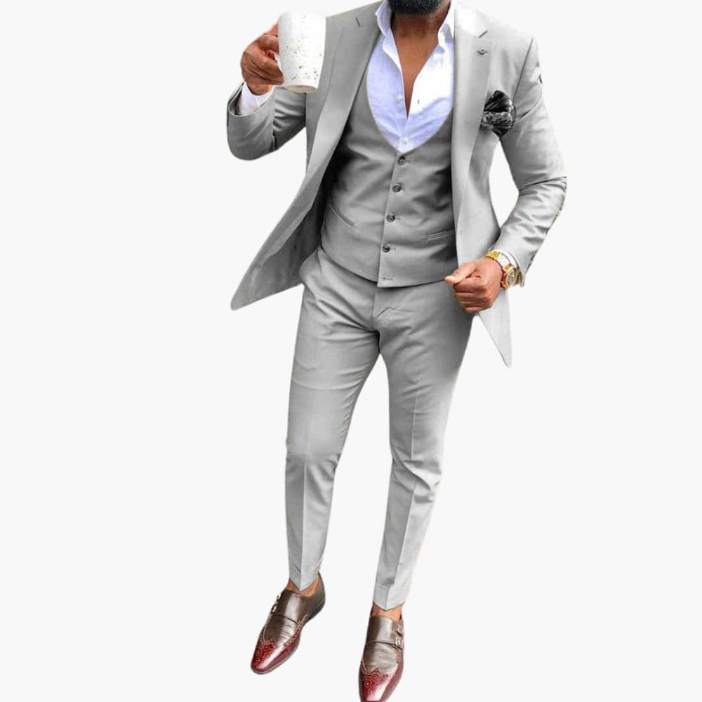 Ensemble de costume classique - Costume 2 pièces élégant pour homme