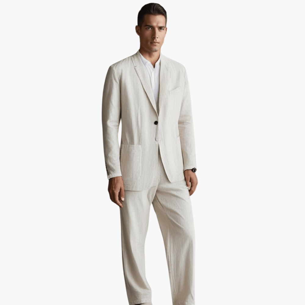 Costume d'été léger pour homme – veste avec pantalon assorti