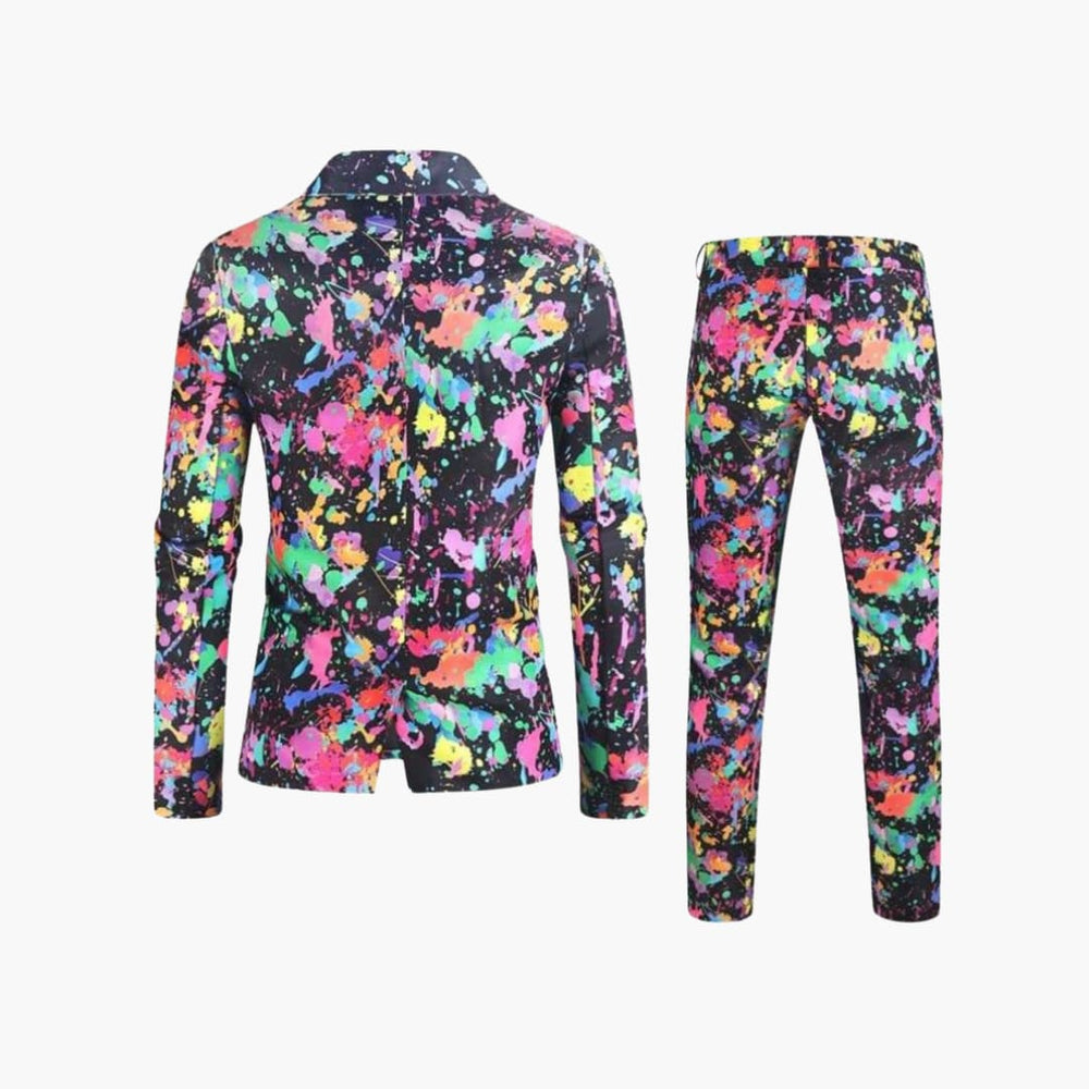 Costume homme slim multicolore - Look moderne