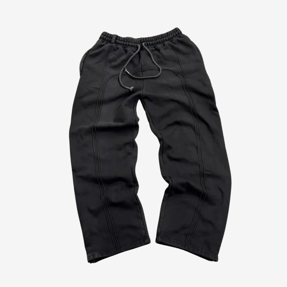 Nils | Pantalon de survêtement oversize à imprimé rétro