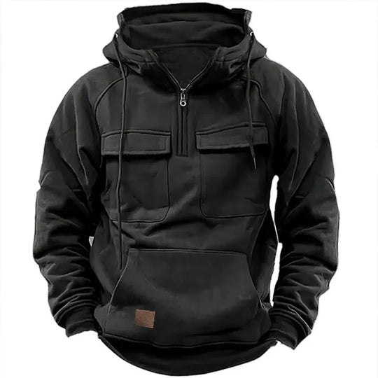 Stoneland Man - Sweat à capuche pour homme avec poche kangourou