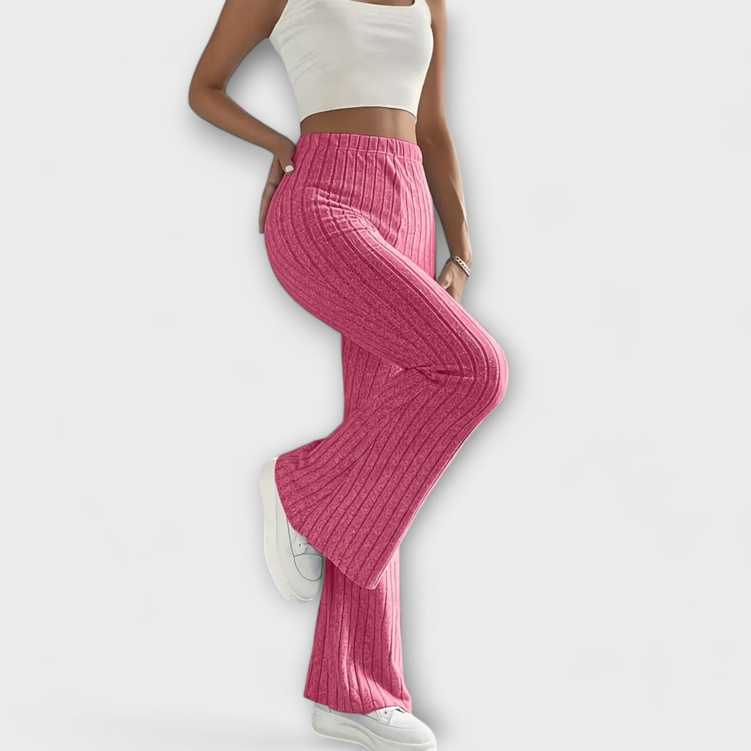Jennifer - Pantalon évasé élégant