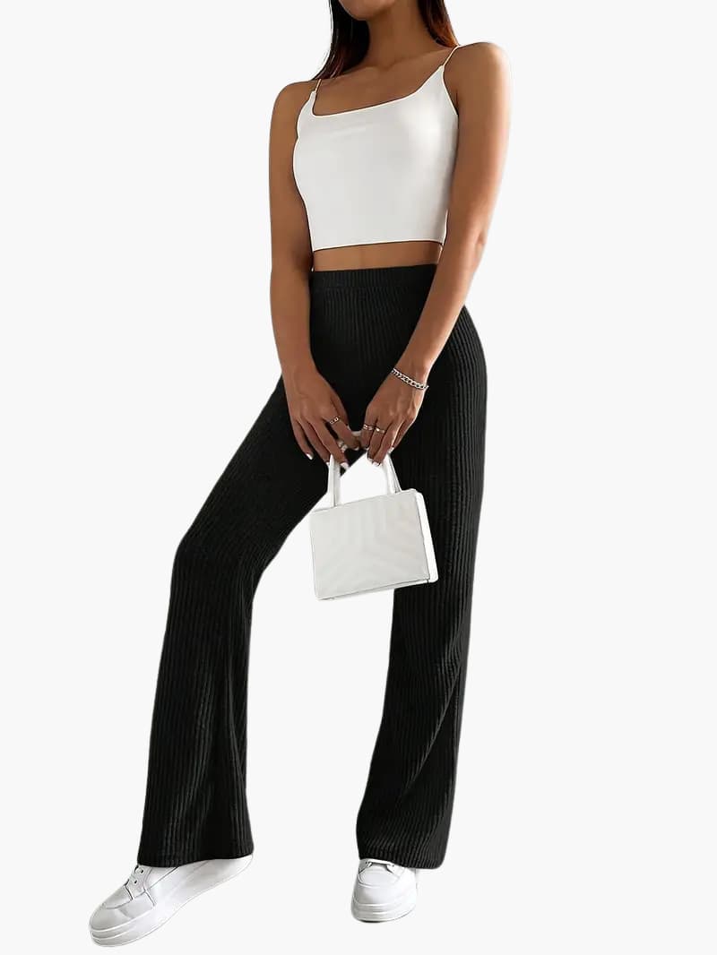 Fee | Pantalon long décontracté taille haute