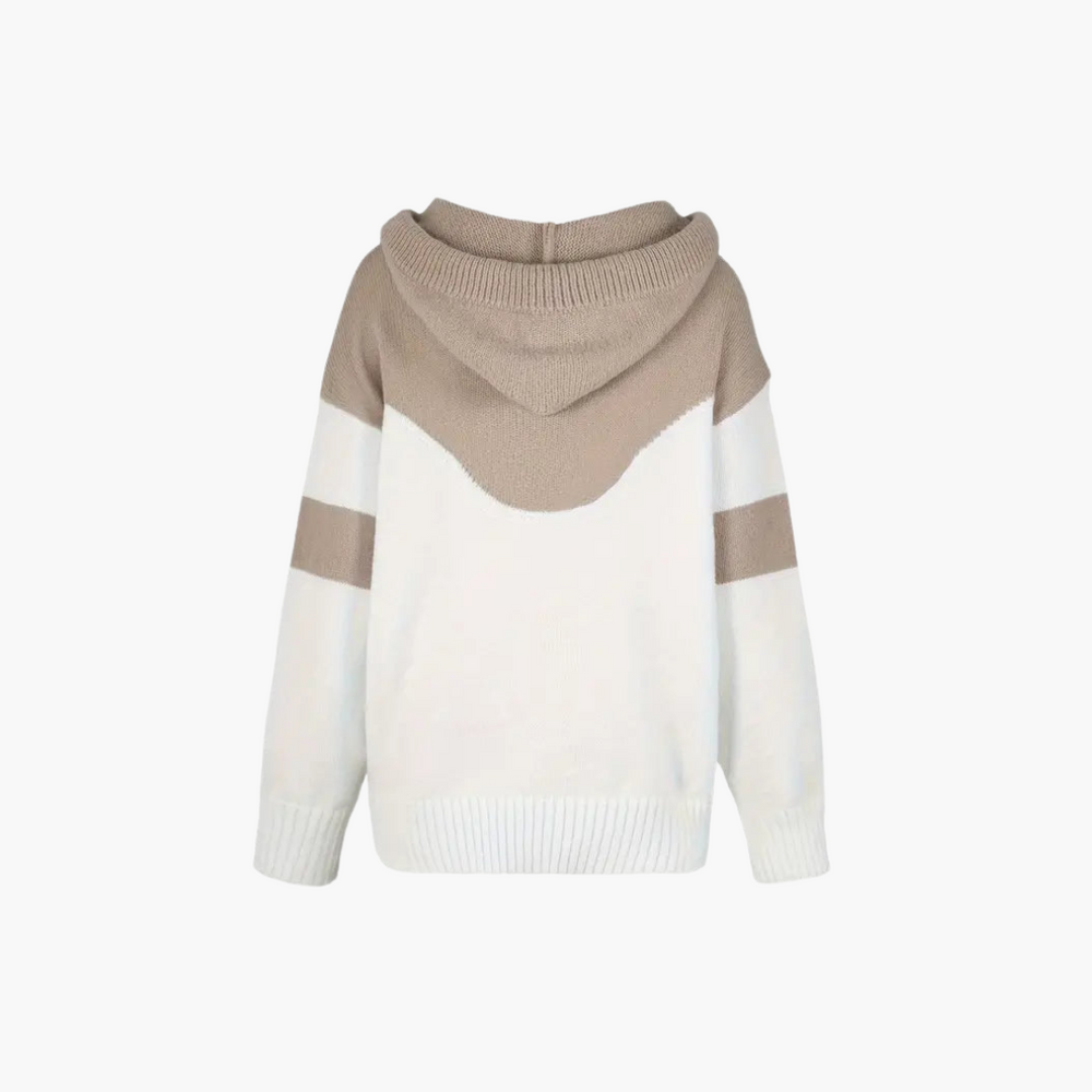 Pauline | Sweat à capuche colorblock