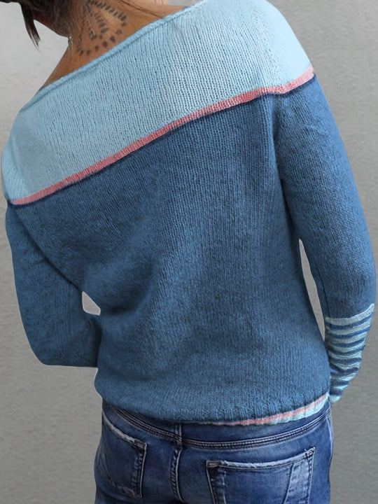 Katharina – Pull Rayé à Manches Longues