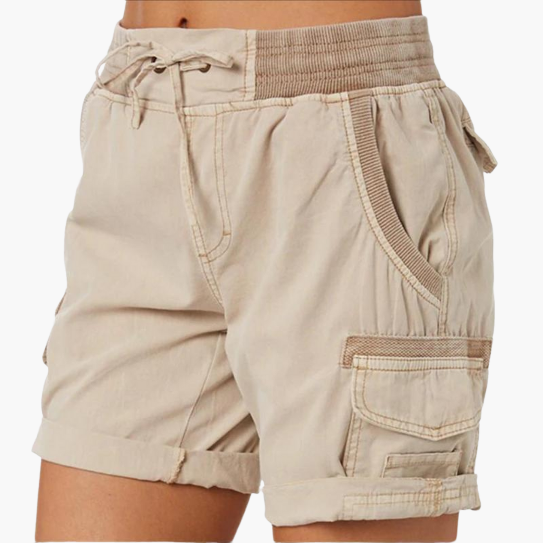 Short cargo confortable pour femme - parfait pour les loisirs et le quotidien 