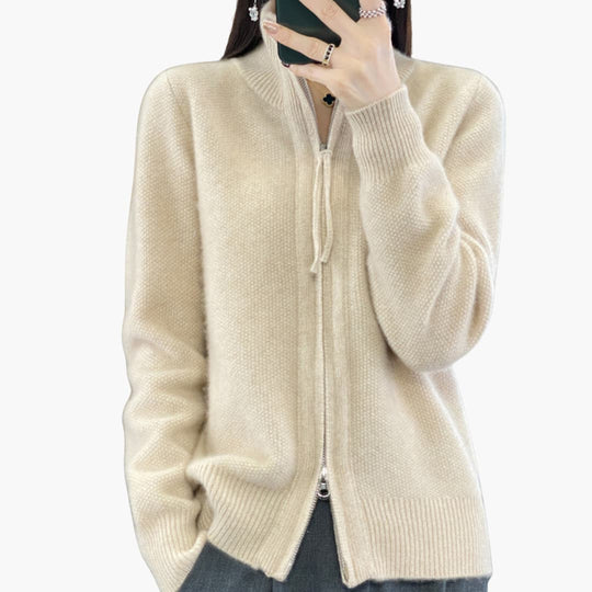 Luisa | Cardigan zippé