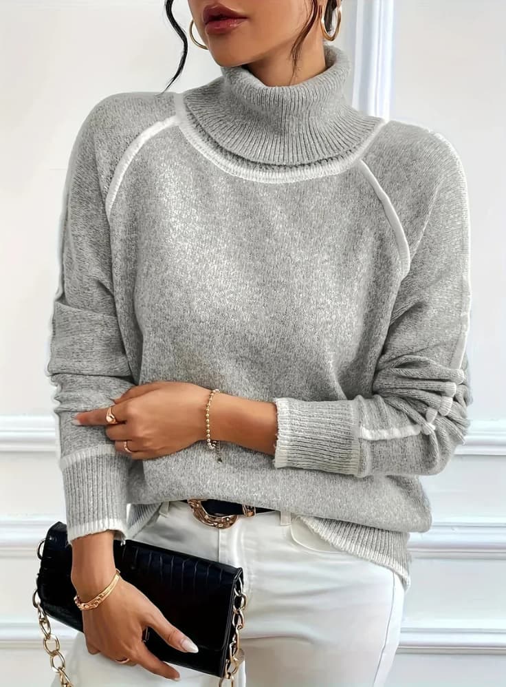 Thea | Pull col roulé douillet
