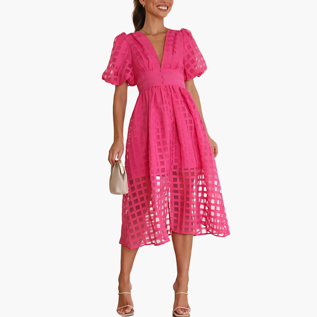 Amber | Elegantes Sommer-Midikleid