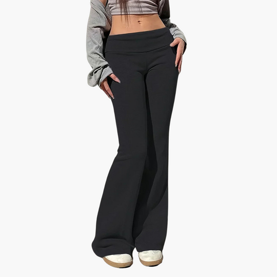 Thérèse | Pantalon évasé en tricot