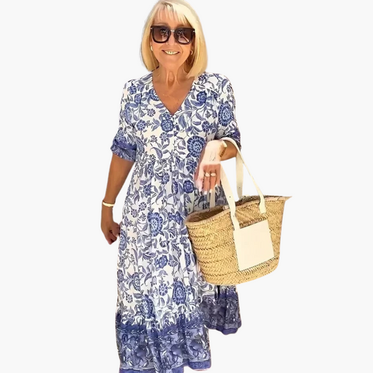 Silke | Boho-Kleid, das deinen Bauch mühelos kaschiert
