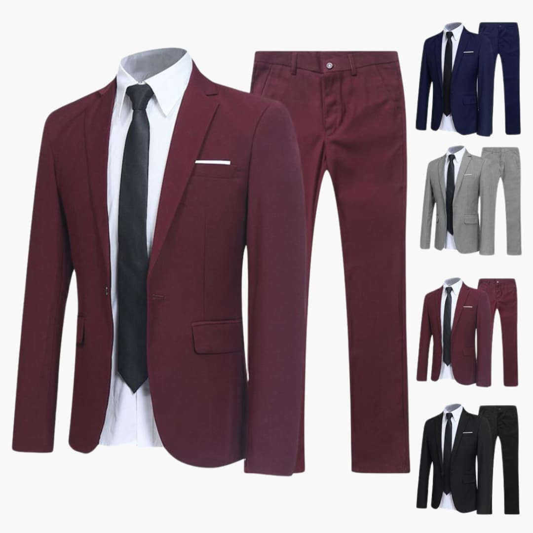 Ensemble costume 2 pièces - costume homme coupe slim pour un look business