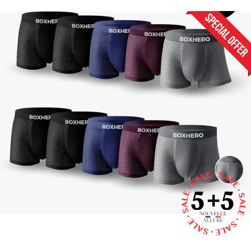 BOXER EN FIBER DE BAMBOU | 5+5