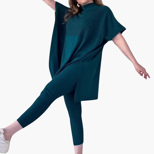 Laura | Ensemble deux pièces en tricot doux