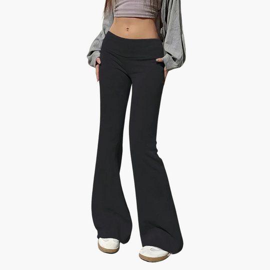 Thérèse | Pantalon évasé en tricot