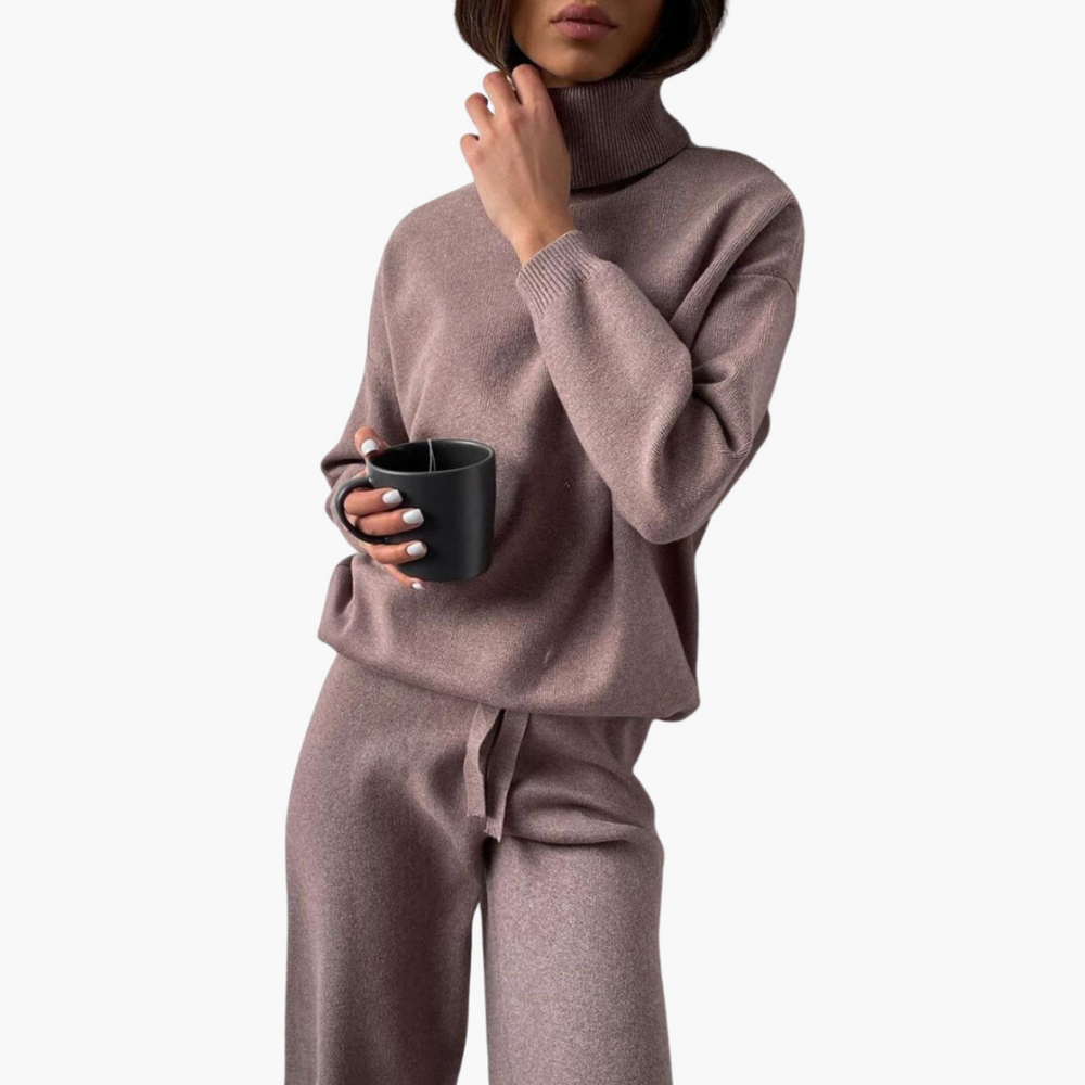 Ella | Ensemble luxueux à col roulé
