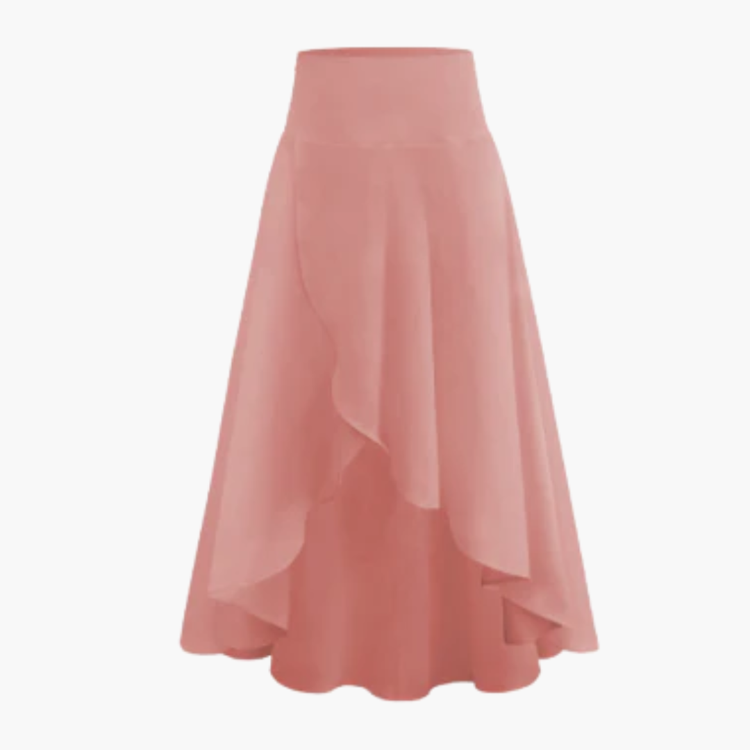 Jupe plissée pour femme - Jupe midi élégante au design plissé 