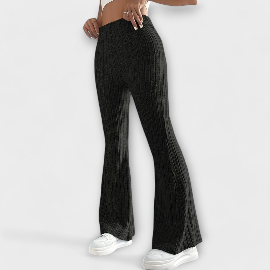 Jennifer - Pantalon évasé élégant