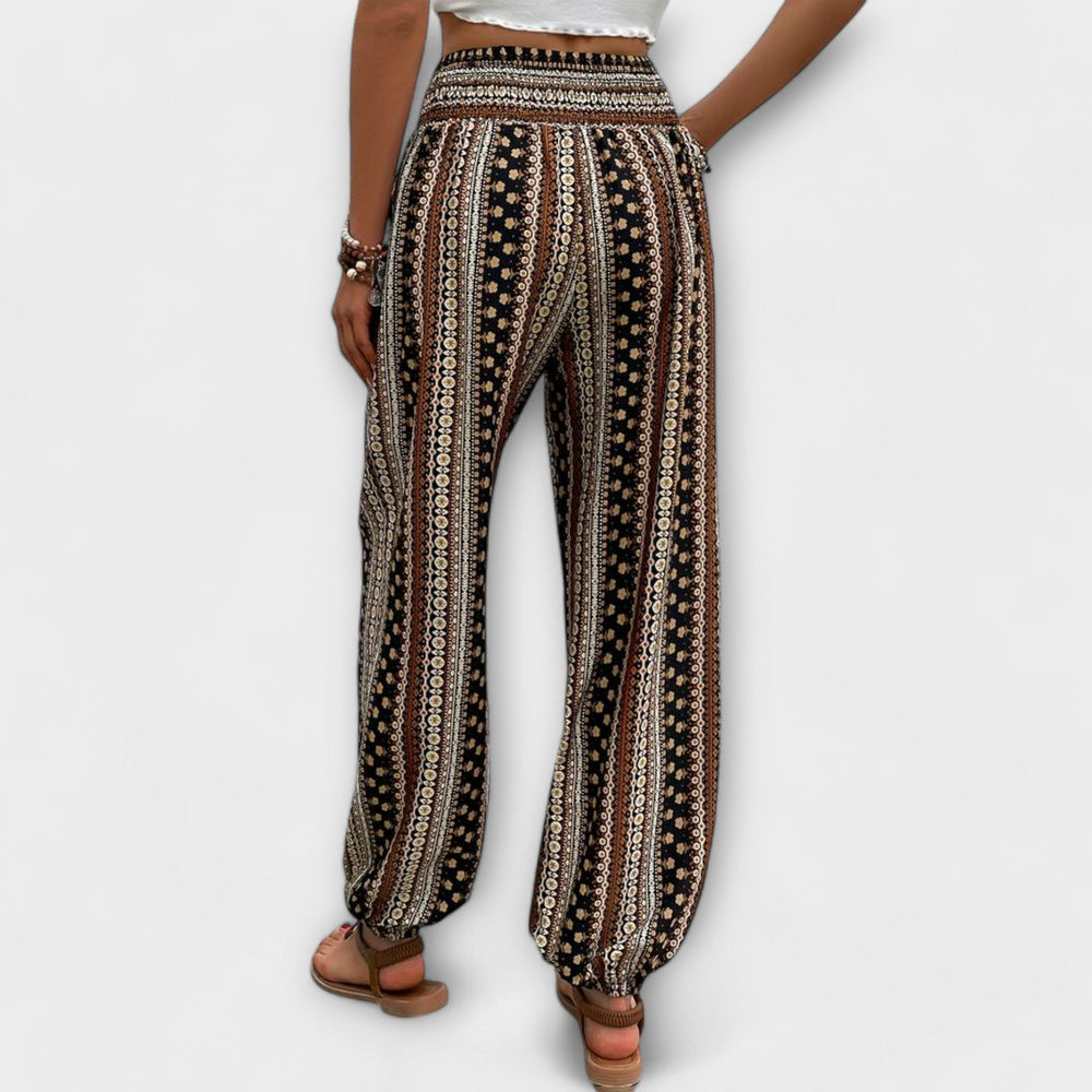 Scarlett - Pantalon graphique ethnique