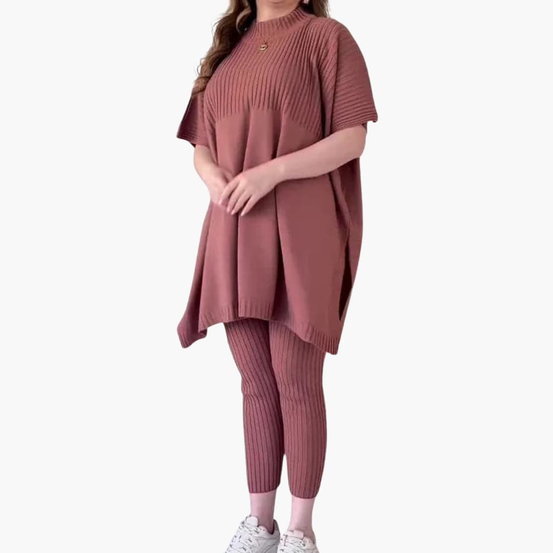 Laura | Ensemble deux pièces en tricot doux