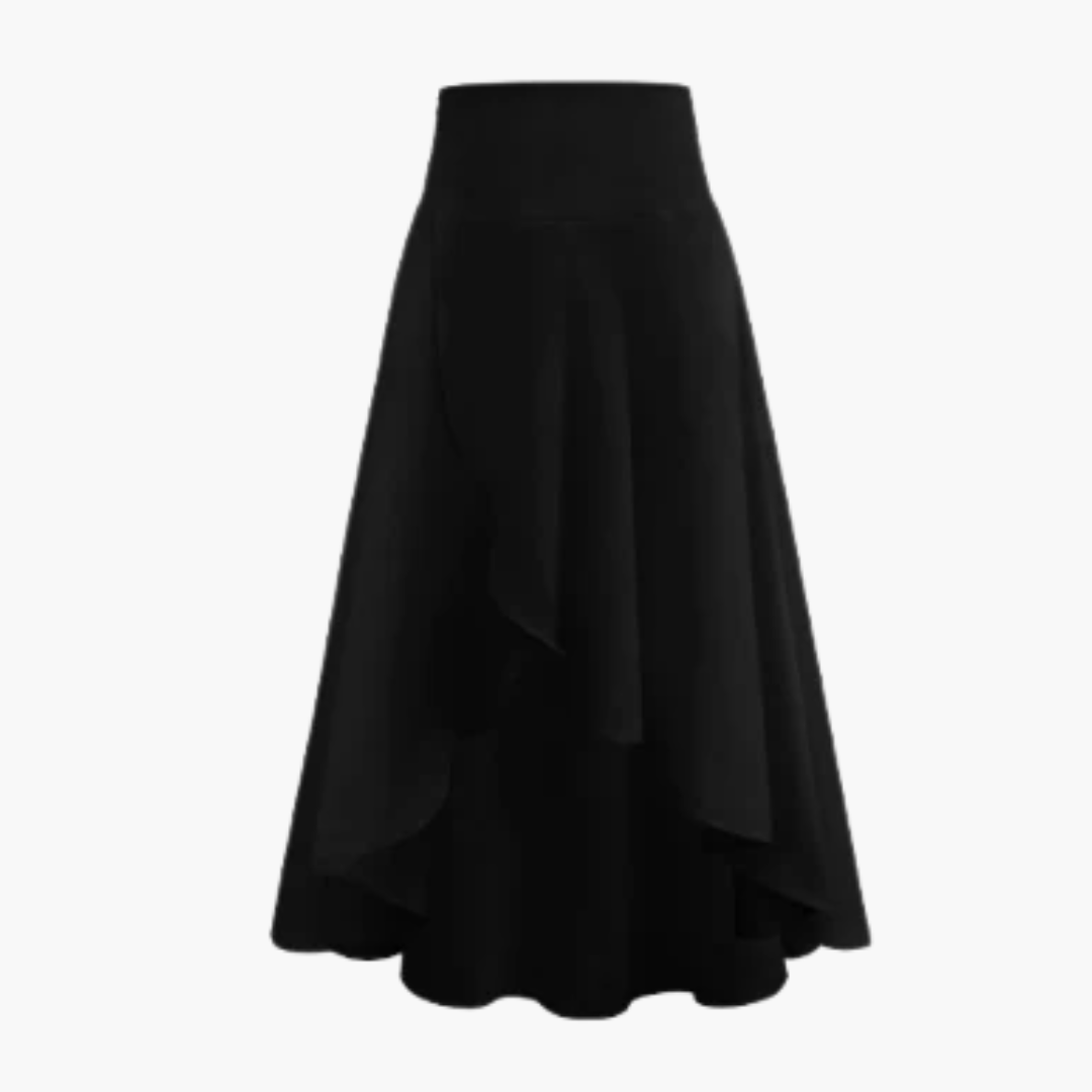 Jupe plissée pour femme - Jupe midi élégante au design plissé 