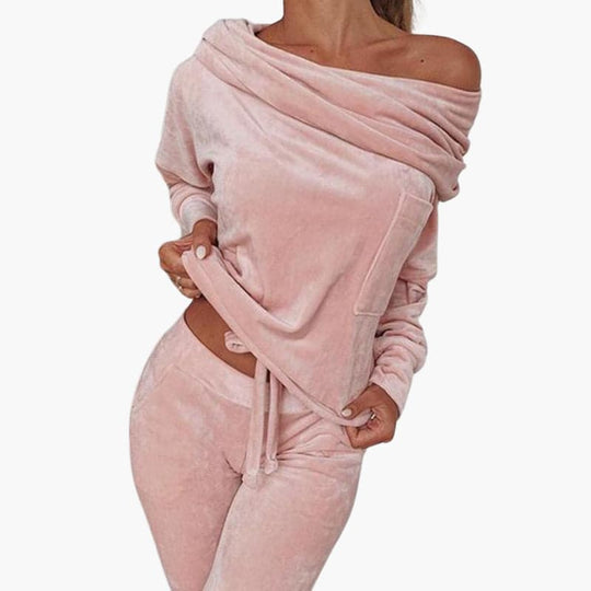 Laura | Chemise douce à manches longues et pantalon pour femme