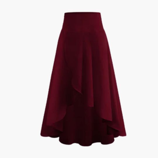 Jupe plissée pour femme - Jupe midi élégante au design plissé 