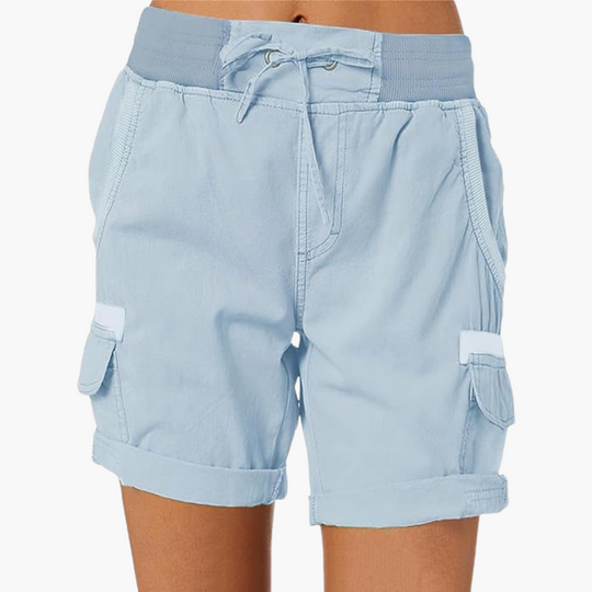 Short cargo confortable pour femme - parfait pour les loisirs et le quotidien 