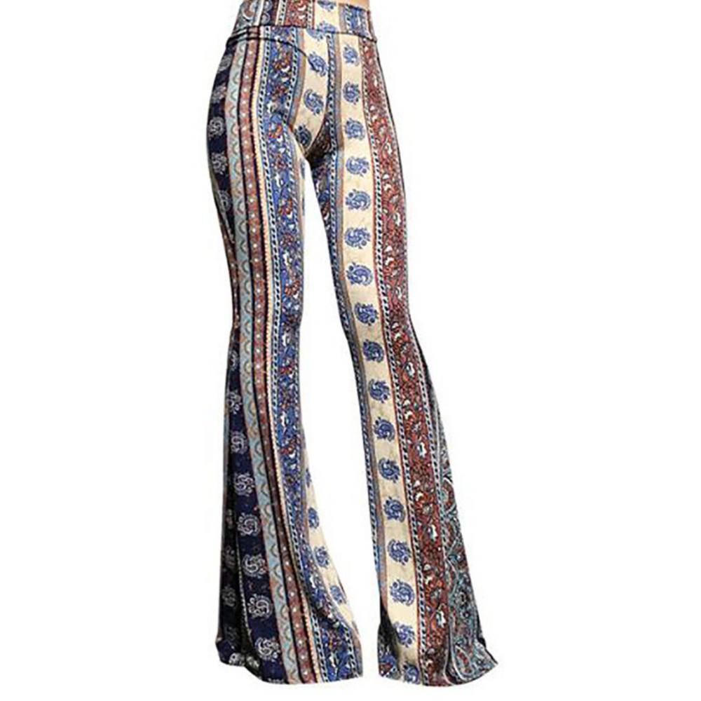 Pantalon bootcut léopard