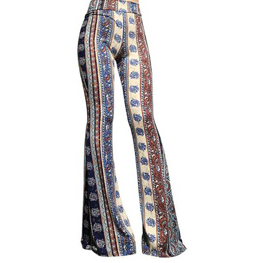 Pantalon bootcut léopard