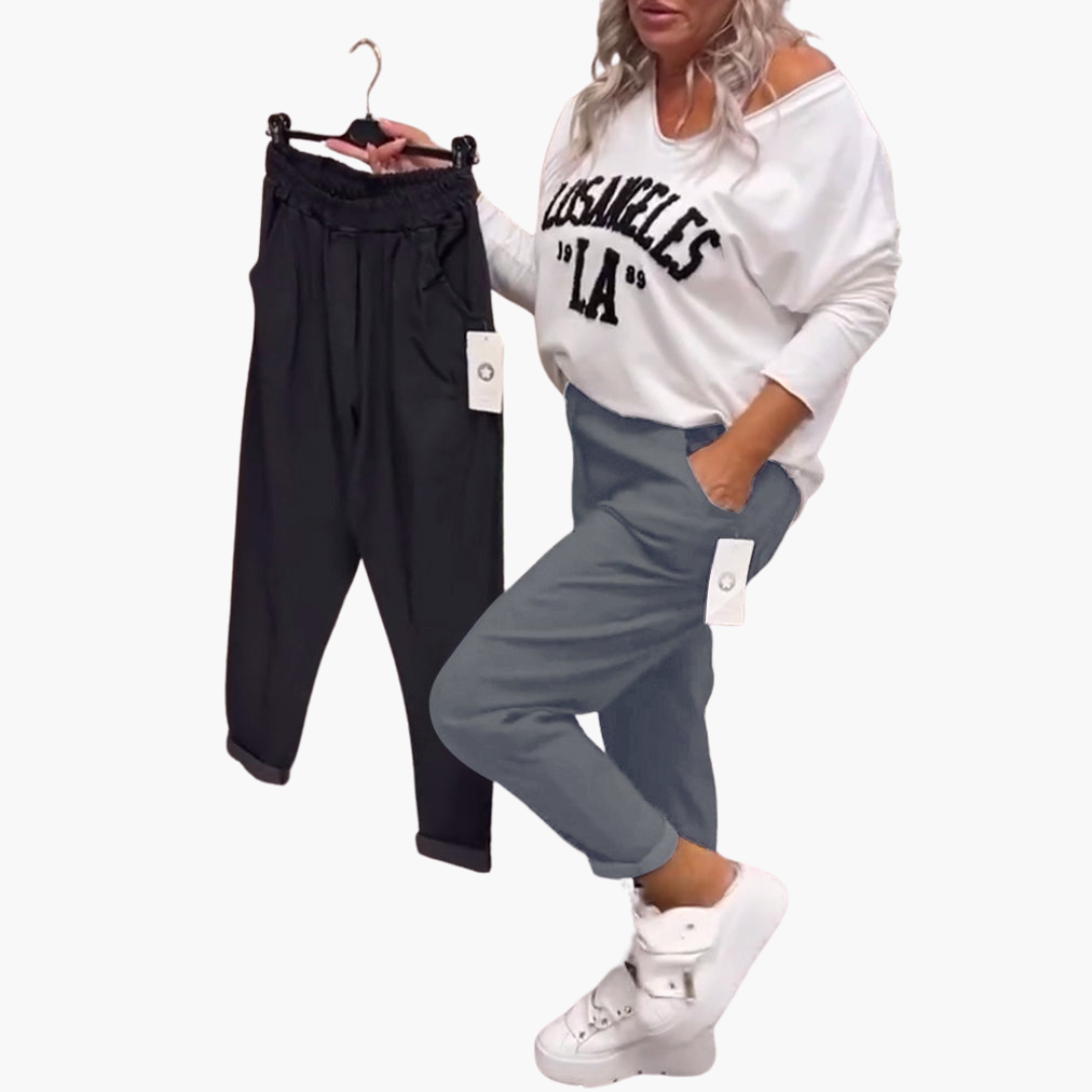 Emilia | Pantalon décontracté chic