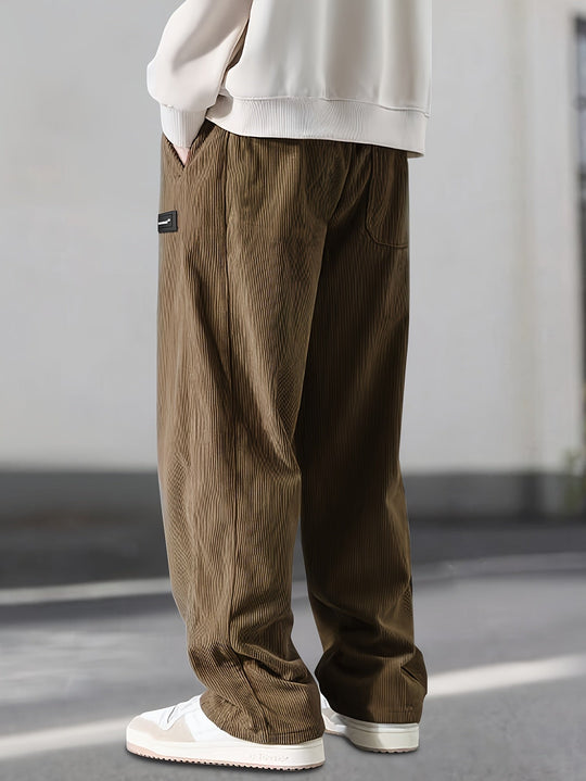 Nouvelle™ | Pantalon droit à taille coulissée avec cordon de serrage
