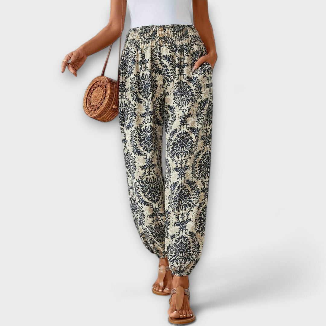 Scarlett - Pantalon graphique ethnique