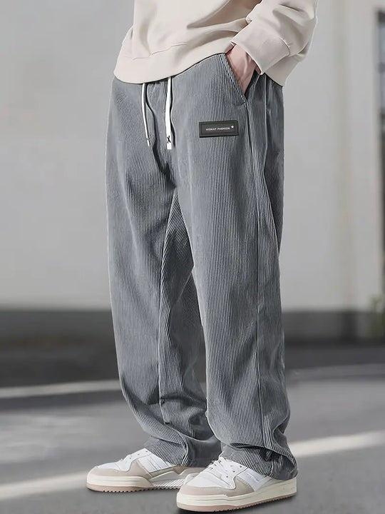 Nouvelle™ | Pantalon droit à taille coulissée avec cordon de serrage