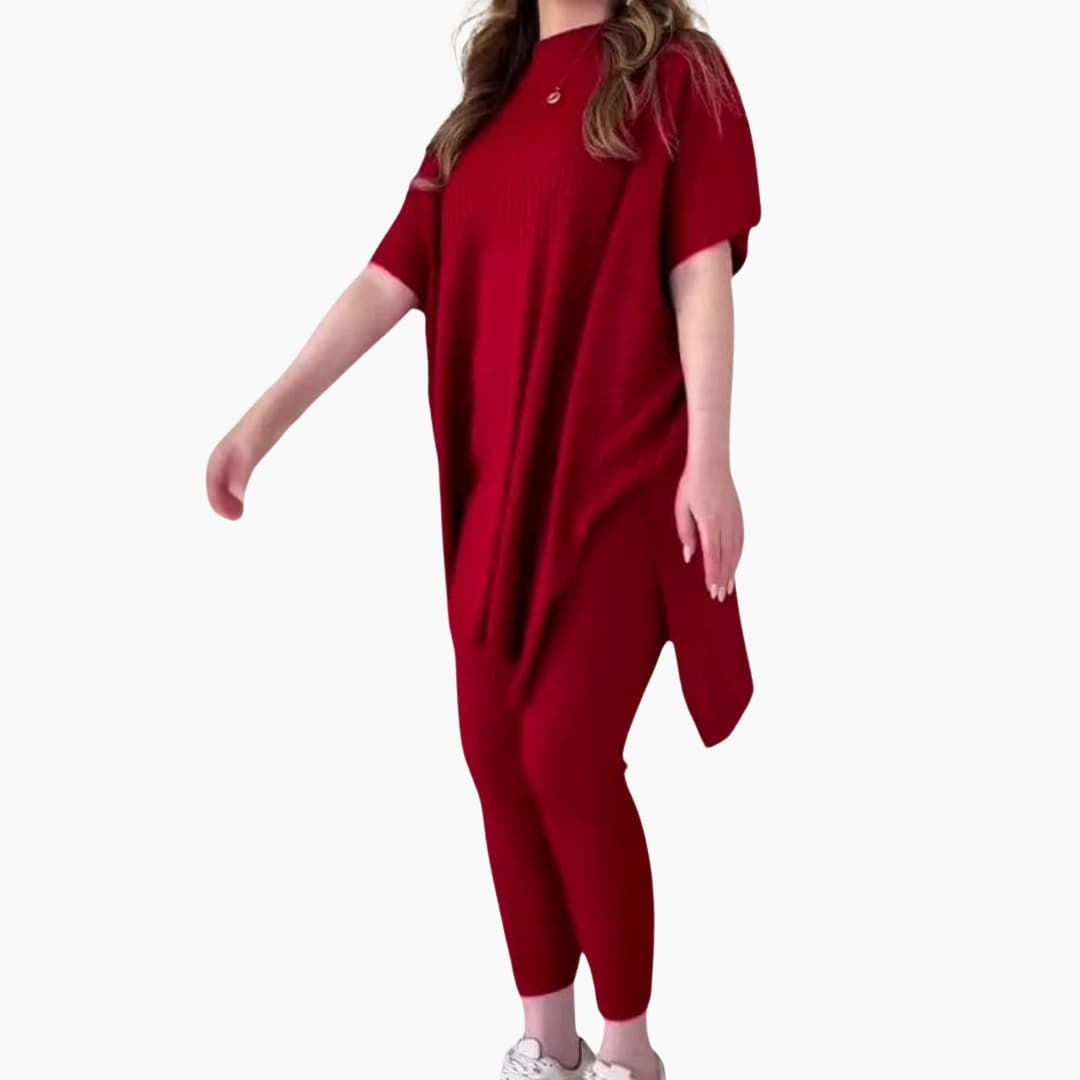 Laura | Ensemble deux pièces en tricot doux