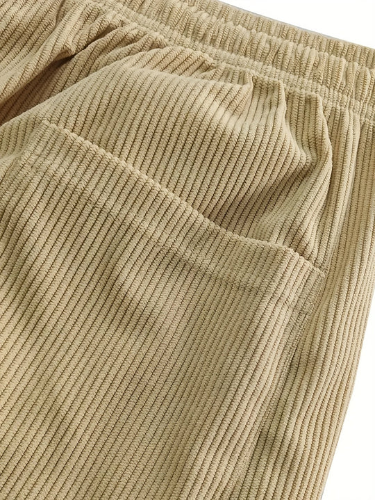 Nouvelle™ | Pantalon droit à taille coulissée avec cordon de serrage