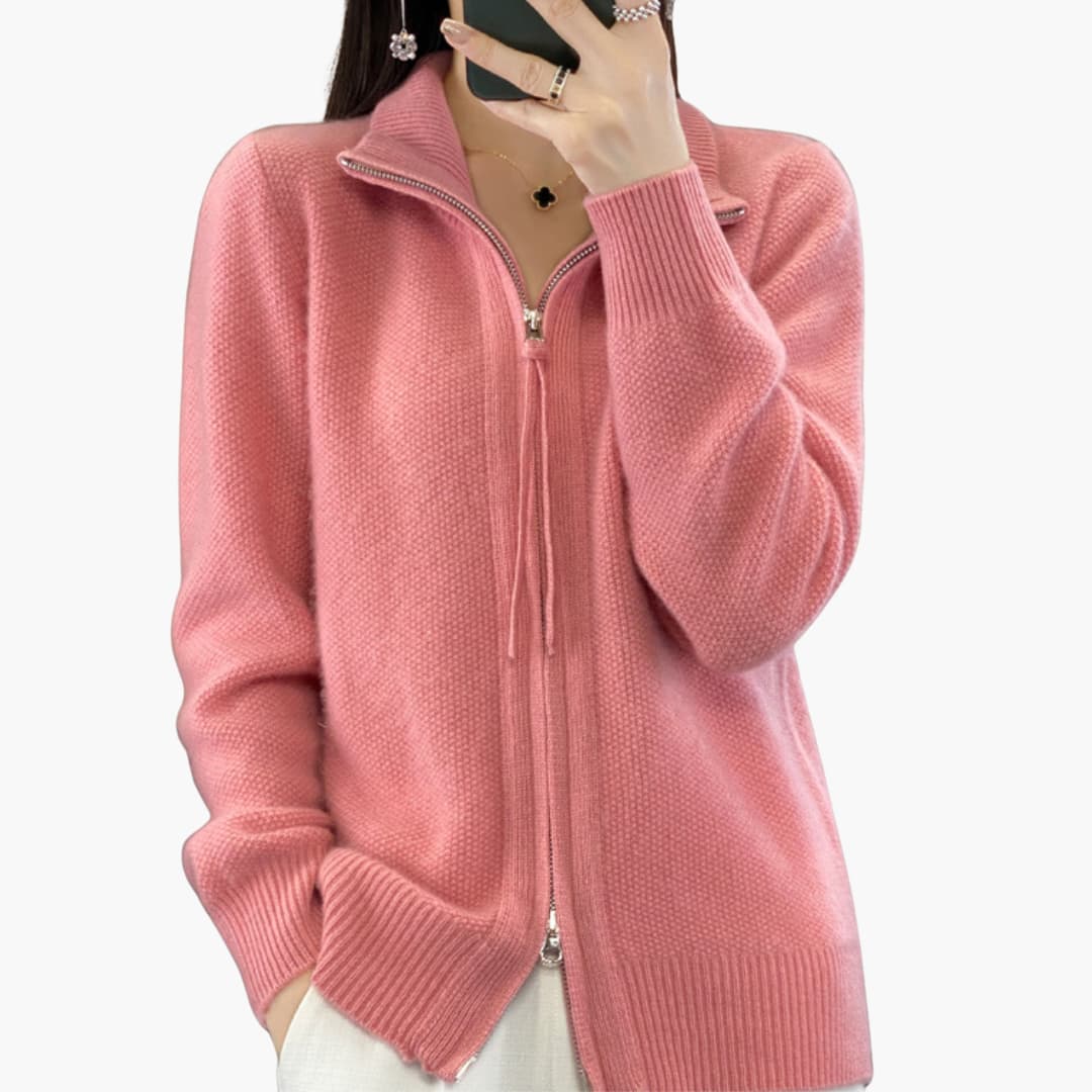 Luisa | Cardigan zippé