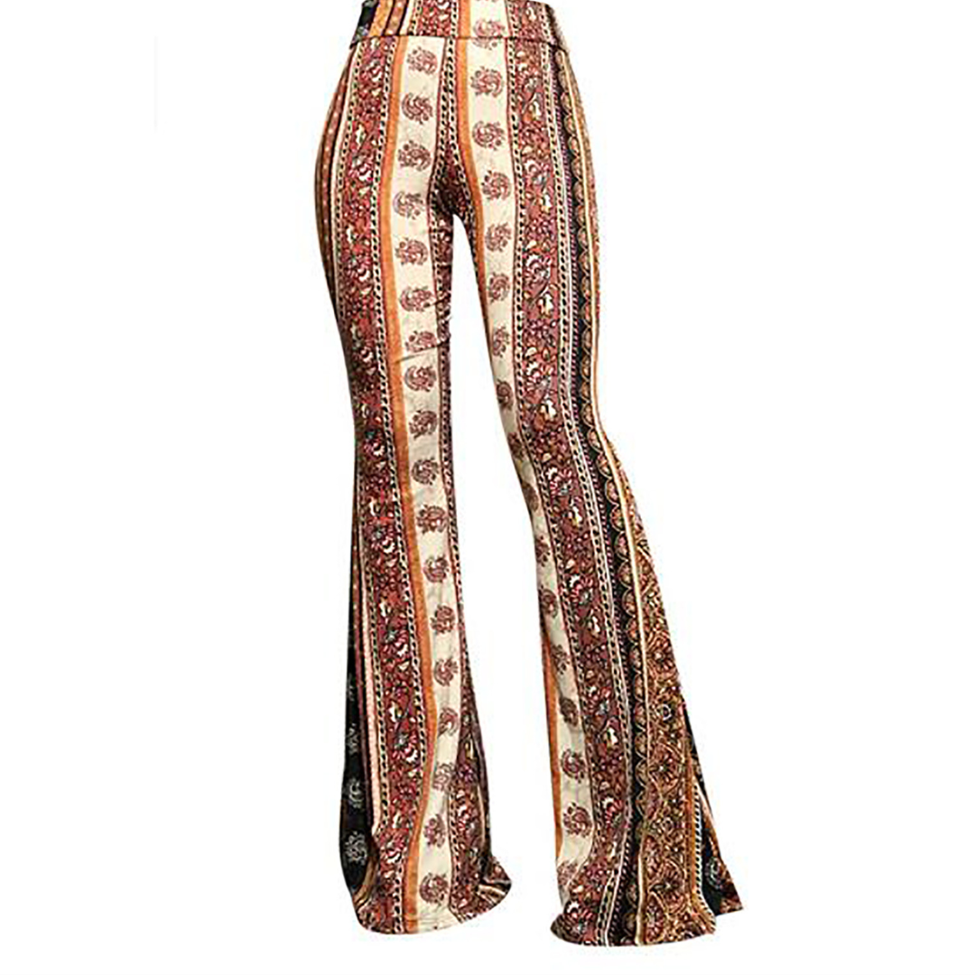 Pantalon bootcut léopard