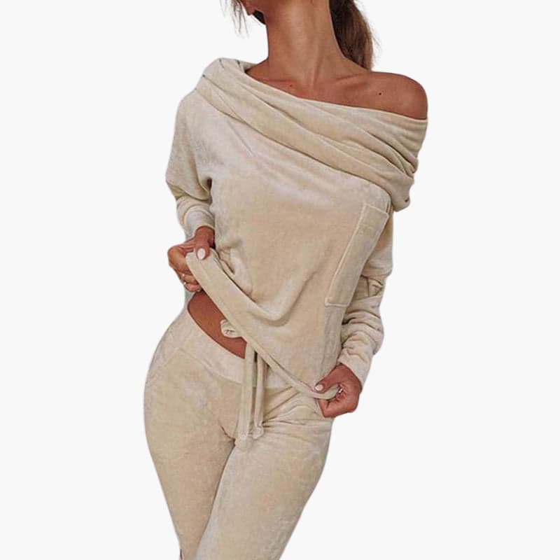 Laura | Chemise douce à manches longues et pantalon pour femme
