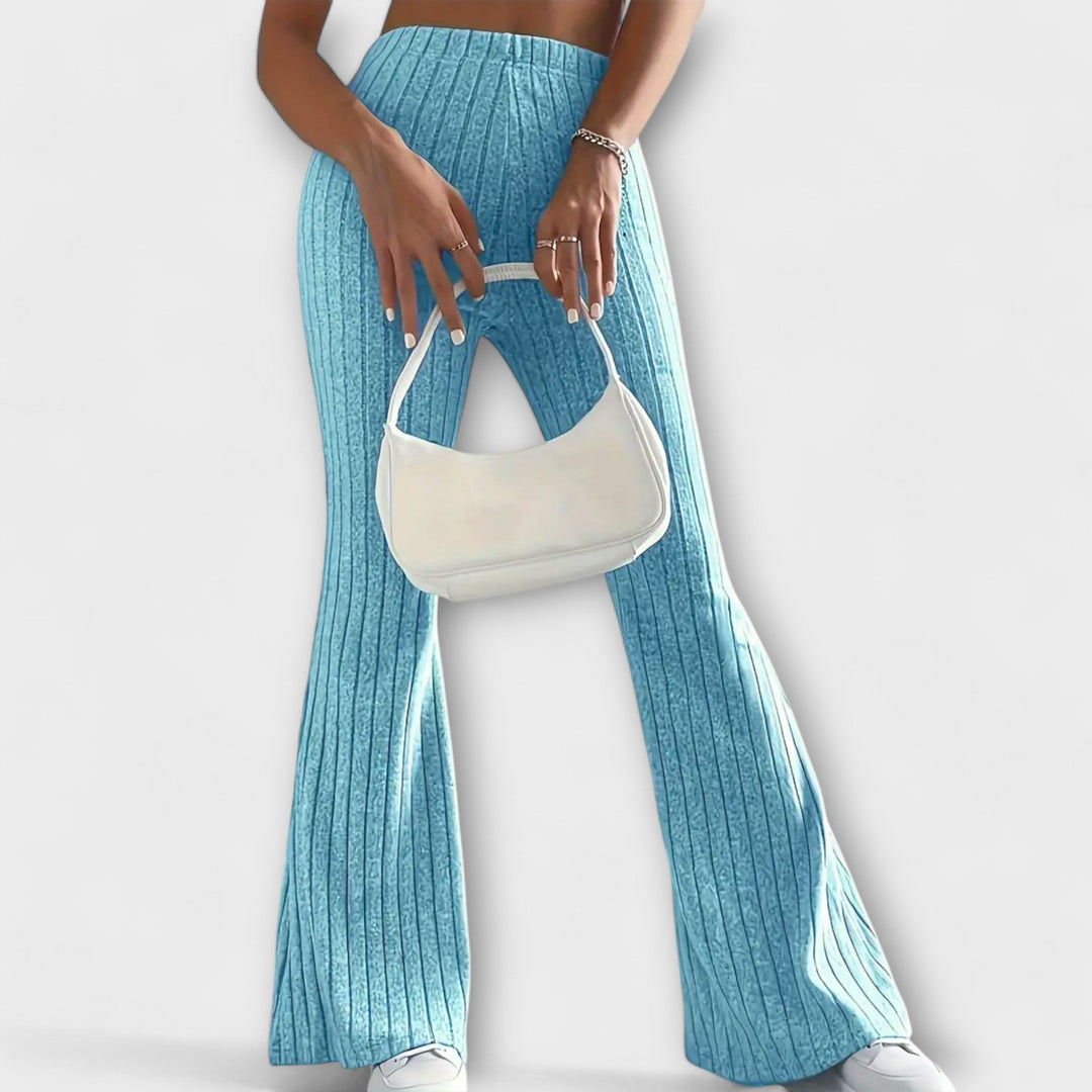 Jennifer - Pantalon évasé élégant