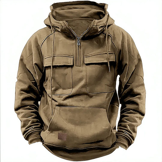 Stoneland Man - Sweat à capuche pour homme avec poche kangourou