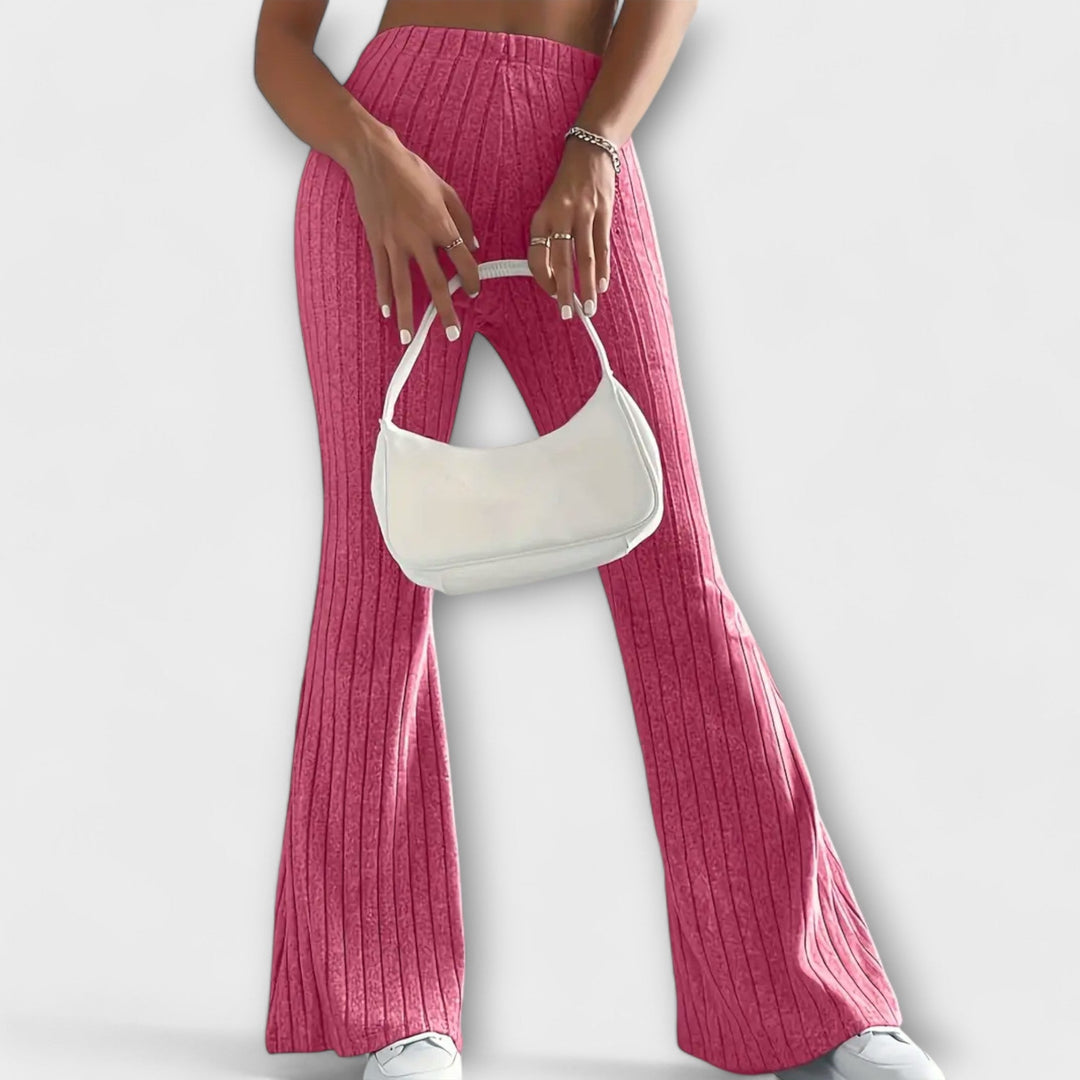 Jennifer - Pantalon évasé élégant