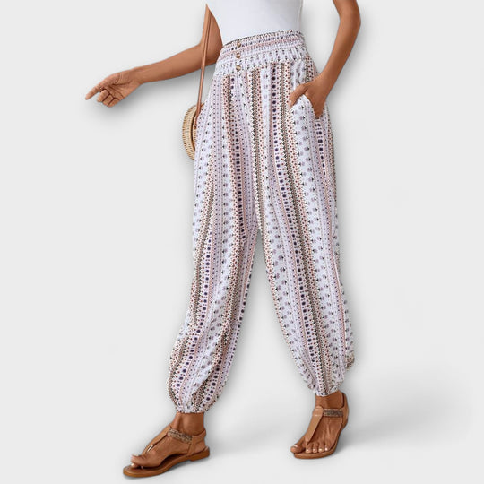 Scarlett - Pantalon graphique ethnique